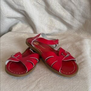 Salt Water Sandals True Red Classic Buckle Sandals W7